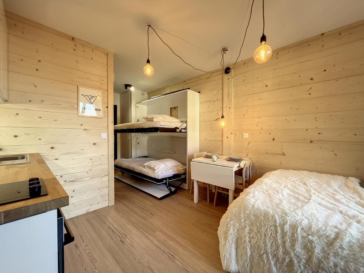 Superbe Studio Refait A Neuf Et Tout Equipe Avec Parking 霞慕尼 外观 照片
